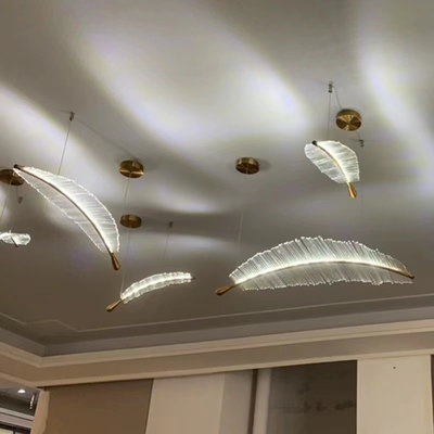 مصباح داخلي معلق مخصص لغرفة المعيشة الفيلا الشمالية AC 85-265V الجهد المدخل