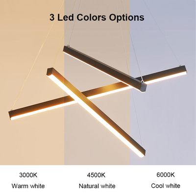 ديكور المنزل الفيلا الشمالية الحديثة إضاءة السلالم LED مع تصميم شنق الفولاذ