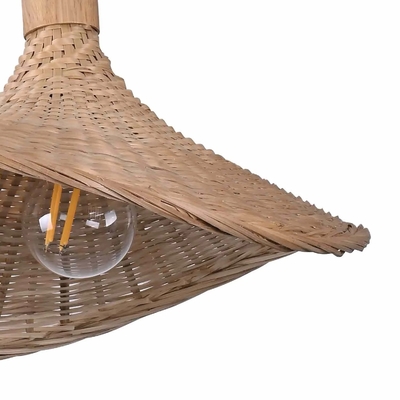 Green WELL Standard Building Eco-Friendly Wicker Pendant معلقة مصباح السقف المتدلى 32 Genevieve